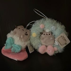 Pusheen pastel Christmas ornaments